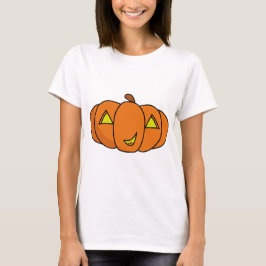 Camiseta Calabaza de Halloween sonriente