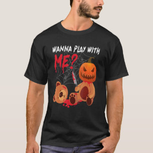 Camiseta Calabaza de Halloween Sopessia Cute Asesinada Oso