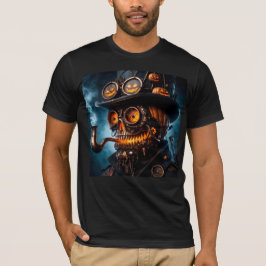 Camiseta Calabaza de Halloween Steampunk Gótico