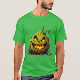 Camiseta Calabaza de Jack O’Lantern espeluznante con ojos b