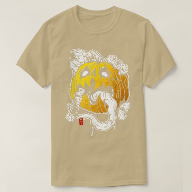Camiseta Calabaza de Jacko'lantern (Diseño del anverso)