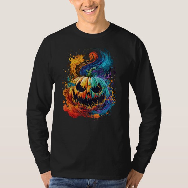 Camiseta Calabaza de juguete de Halloween Calabaza Jack O L (Anverso)