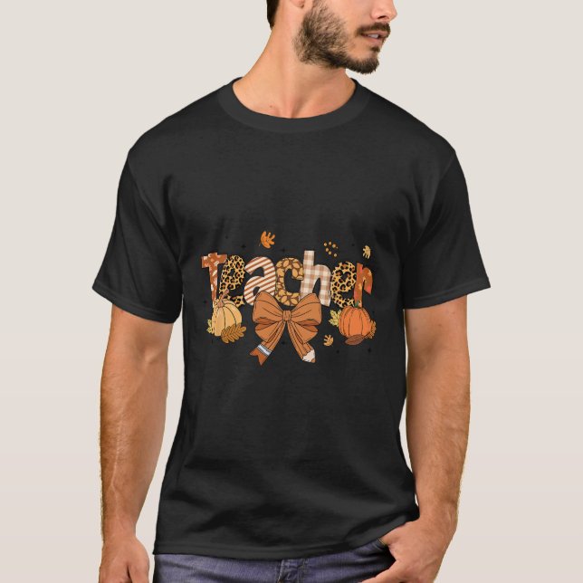 Camiseta Calabaza de la caída del leopardo del maestro de a (Anverso)