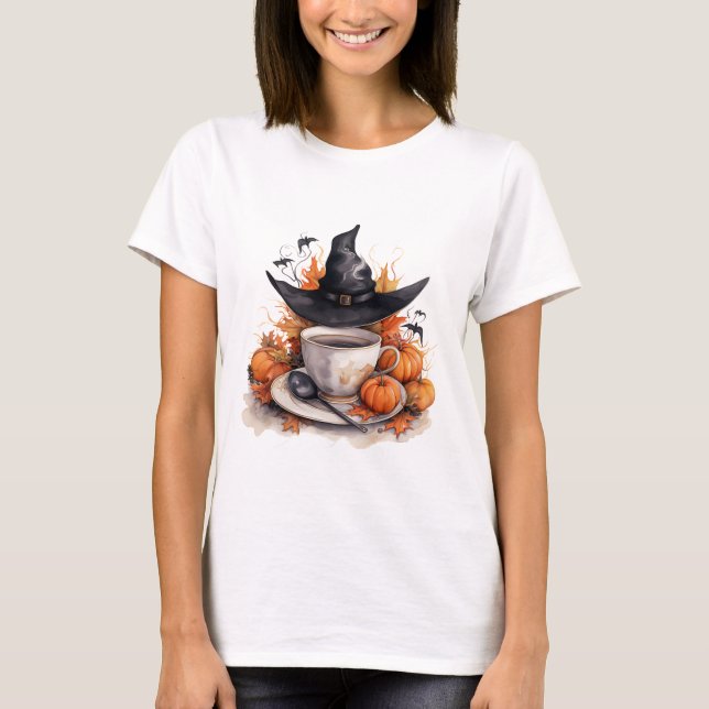 Camiseta Calabaza de la Copa de Brujas de Halloween (Anverso)