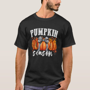 Camiseta Calabaza de la temporada de calabaza de la piel de