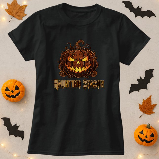 Camiseta Calabaza de la temporada de Haunting-O′Lantern (Subido por el creador)
