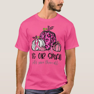 Camiseta Calabaza de leopardo grande o pequeña salven todos