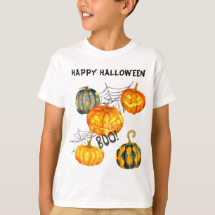 Camiseta Calabaza de Linterna Araña Telaraña Halloween