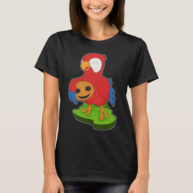 Camiseta Calabaza de loro Halloween (Anverso)