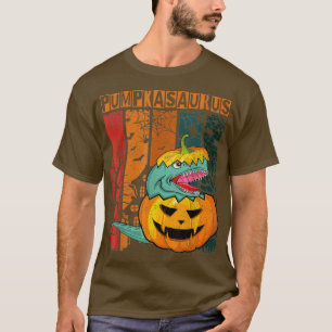 Camiseta Calabaza de niños de los niños de los dinosaurios 