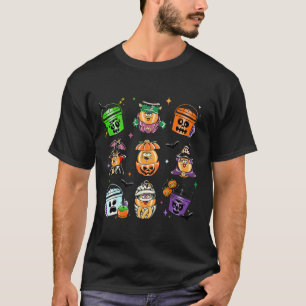 Camiseta Calabaza de nuggets de pollo Halloween cosecha de