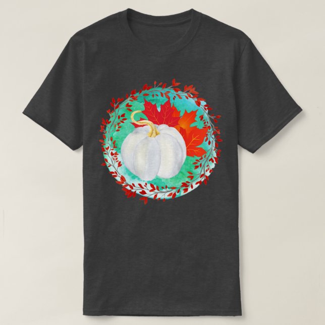 Camiseta Calabaza de otoño3 (Diseño del anverso)