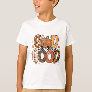 Camiseta Calabaza de otoño Fe de Acción de Gracias Cristian