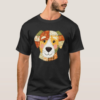 Camiseta Calabaza de Otoño Perro Cosecha de Otoño Halloween