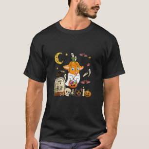 Camiseta Calabaza de oveja cara como disfraz boo fantasma d
