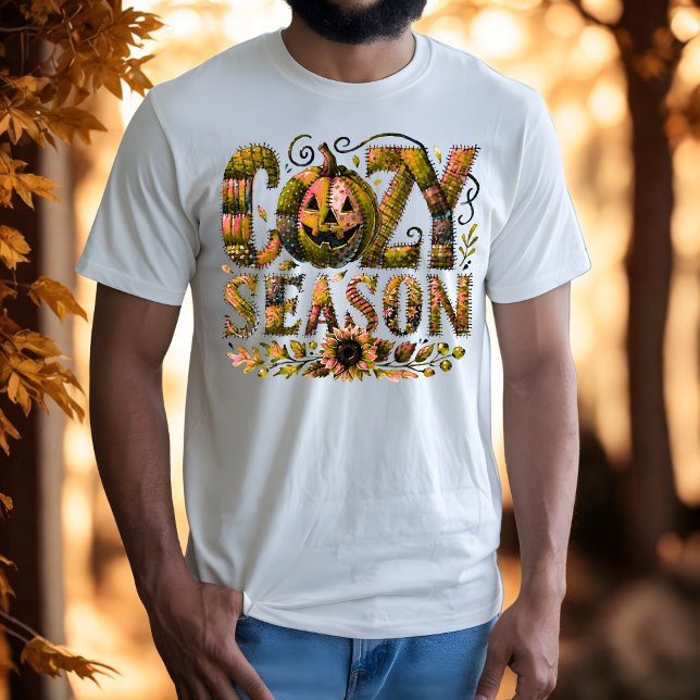 Camiseta Calabaza De Parche De Marea Acogedora (Subido por el creador)
