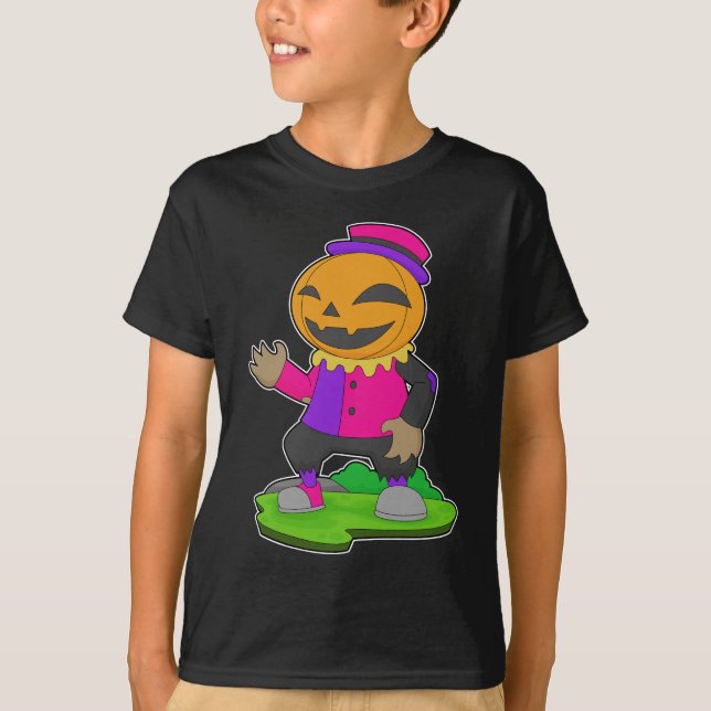 Camiseta Calabaza de payaso Halloween (Anverso)