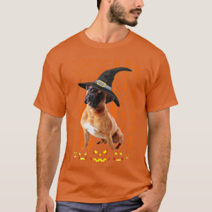 Camiseta Calabaza de perro Boxer Bandera Americana Vintage