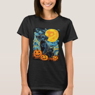 Camiseta Calabaza de perro retro Halloween Perros divertido