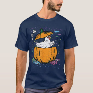 Camiseta Calabaza de pollo Calabaza de Halloween Tráfico an