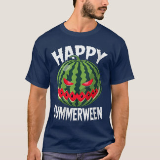 Camiseta Calabaza de sandía de mujeres de verano de Hallowe