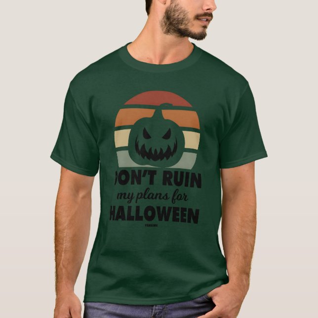 Camiseta Calabaza de sol chica Halloween (Anverso)