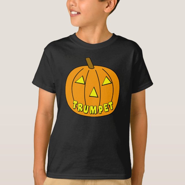 Camiseta Calabaza de Trumpet Halloween (Anverso)
