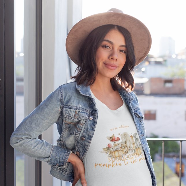 Camiseta Calabaza de Woodland de Otoño | Mamá a ser (Subido por el creador)