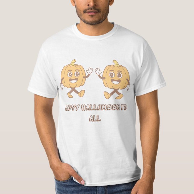 Camiseta Calabaza divertida (Anverso)