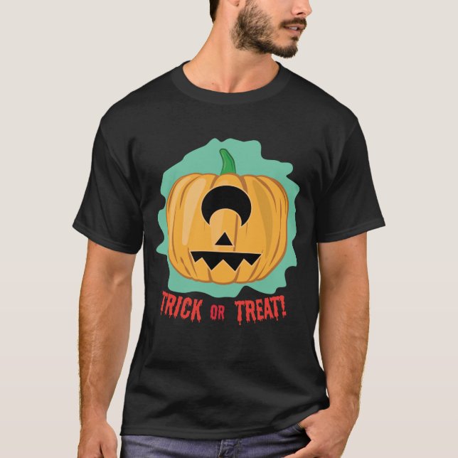 Camiseta Calabaza divertida de Halloween (Anverso)