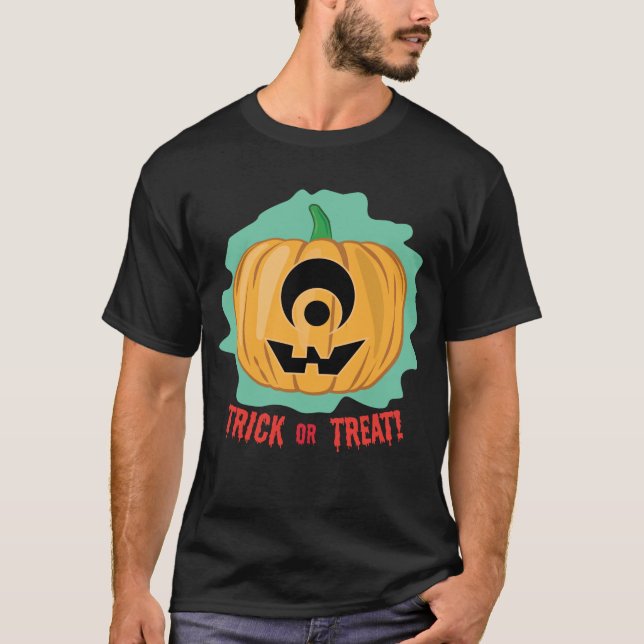 Camiseta Calabaza divertida de Halloween (Anverso)