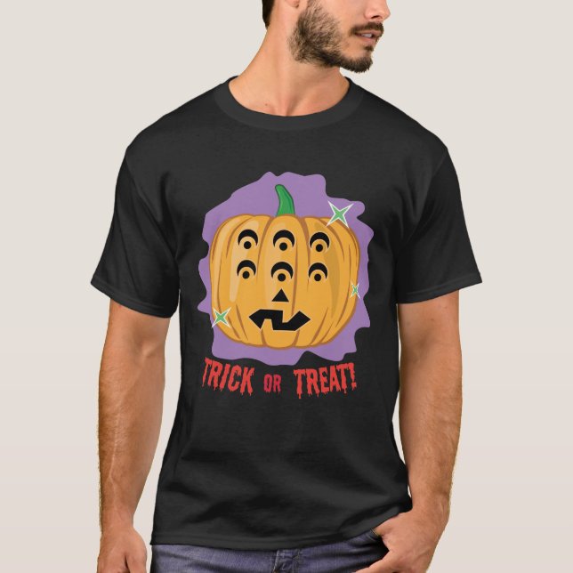 Camiseta Calabaza divertida de Halloween (Anverso)