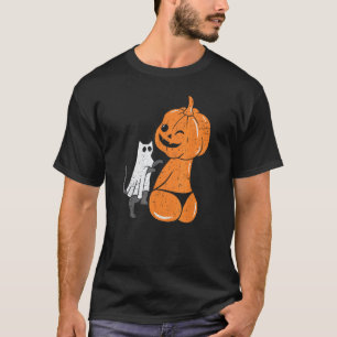 Camiseta Calabaza divertida de Halloween Jack-O-Lantern en