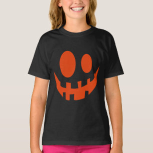 Camiseta Calabaza divertida Jack O Lantern Face Halloween