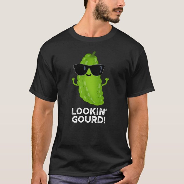 Camiseta Calabaza Divertida Pun Cool Verdura Fondo Oscuro (Anverso)