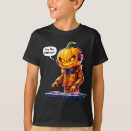 Camiseta Calabaza DJ, Halloween, autora Natasha Us