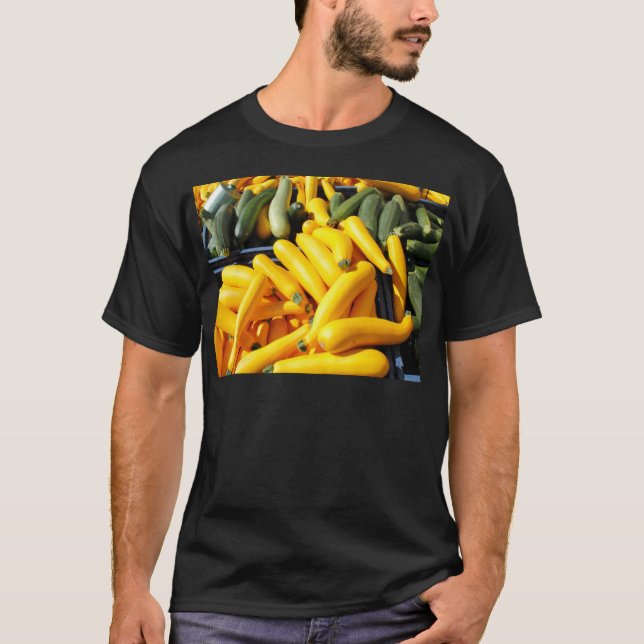 Camiseta Calabaza en amarillo y verde (Anverso)