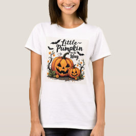 Camiseta Calabaza en el camino al embarazo de Halloween