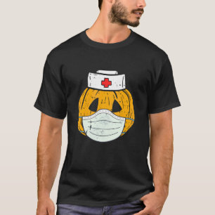 Camiseta Calabaza Enfermera Jackolantern Halloween Enfermer