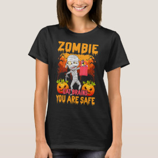 Camiseta Calabaza Espantosa Zombie Come Cerebros Estás Segu