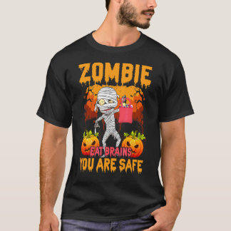 Camiseta Calabaza Espantosa Zombie Come Cerebros Estás Segu