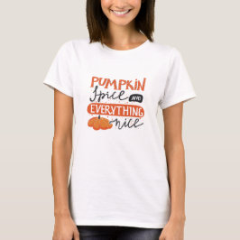 Camiseta Calabaza Especiada y Todo Encantador
