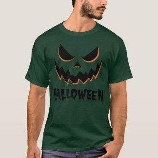 Camiseta Calabaza Face Halloween Divertido amigo de Hallowe