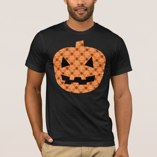 Camiseta Calabaza Fancy Para Halloween De Otoño (Anverso)