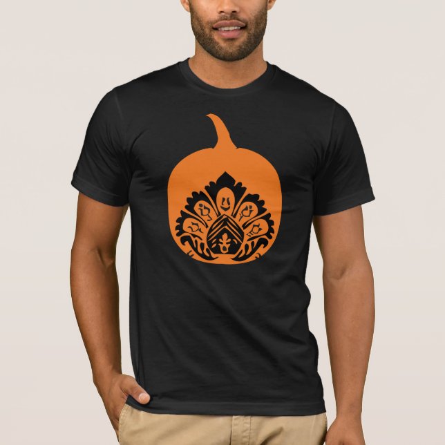 Camiseta Calabaza Fancy Para Halloween De Otoño (Anverso)