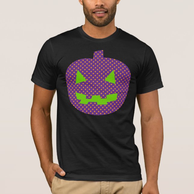 Camiseta Calabaza Fancy Para Halloween De Otoño (Anverso)