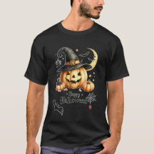Calabaza feliz de Halloween con Gorra de brujas