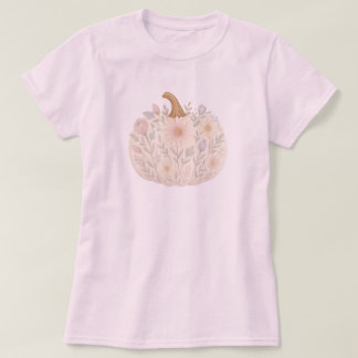 Camiseta Calabaza floral
