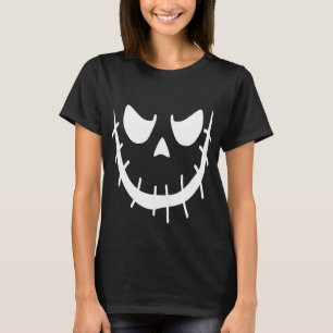 Camiseta Calabaza Fun Divertido Tonto Jack O Lantern Face