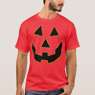 Camiseta Calabaza gigante de Halloween en la cara de Jack O
